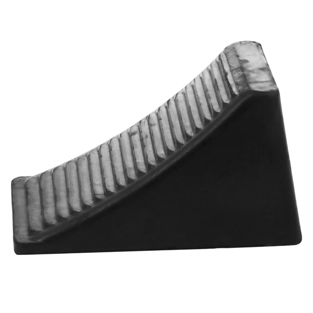 Car Stopper Rubber Chocks Portable Heavy Duty Block Kerb Ramp