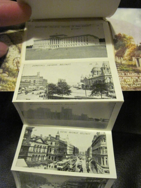 Irische Postkarte Ein BIT OF OLD IRLAND Belfast Ansichten 1944 US Army Neuheit 12 Ansichten 5