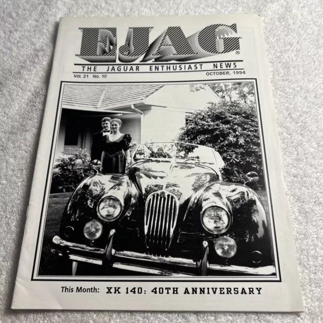 EJAG Magazine The Jaguar Enthusiast News October  1994