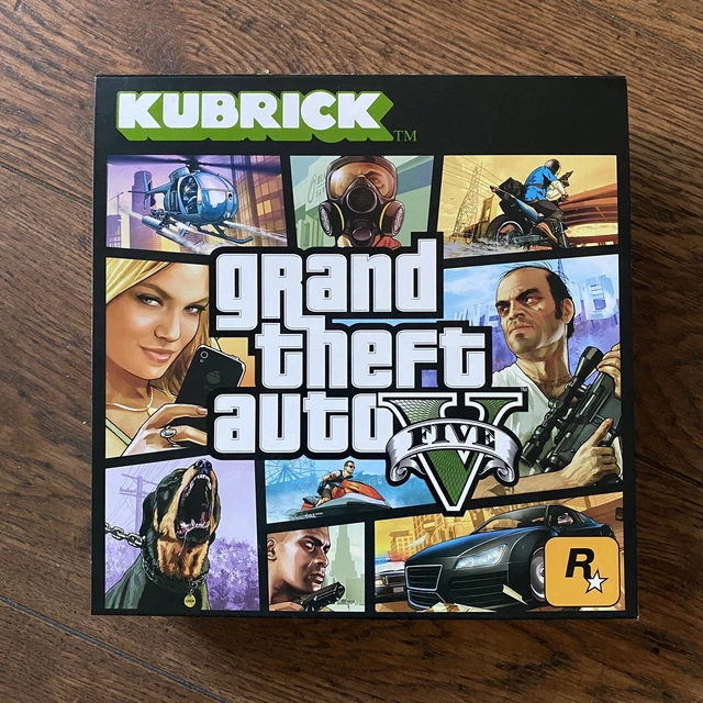 Set De Figurines Kubrick Grand Theft Auto V - GTA 5 - Collection Jeu Vidéo - Édition Collector Neuve Sous Blister