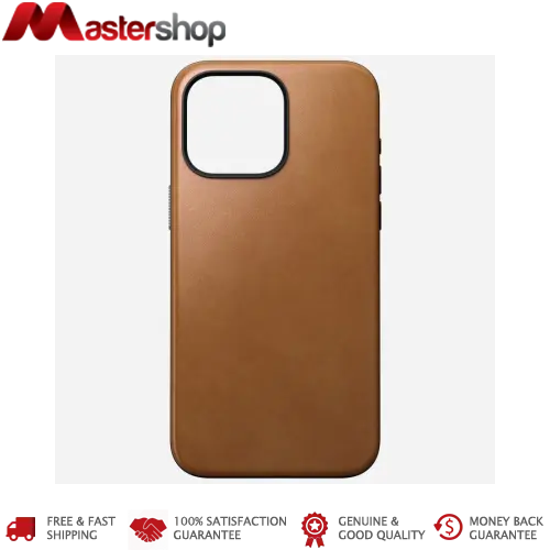 Nomad Modern Leather Folio Case with MagSafe for iPhone 15 Pro - English Tan | Verizon
