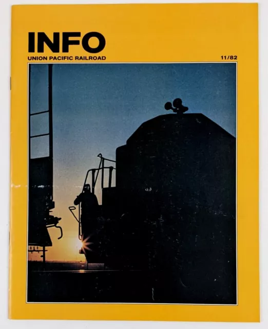 1982 Union Pacific Railroad INFO Employee Magazine Vintage Affrimative Action