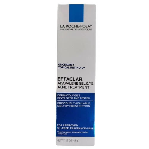 LA ROCHE-POSAY EFFACLAR Adapalene Gel 0.1% Acne Treatment - 1.6oz*READ