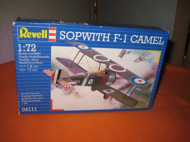 REVELL 04111  SOPWITH F 1 CAMEL  / Maßstab 1:72 / Modellbausatz