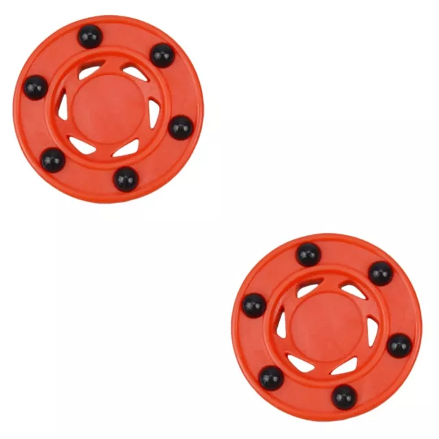 2 Pieces Puck Roller Hockey Game Indoor Pucks Street Outdoor