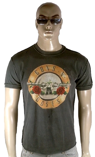 Camiseta Guns N' Roses Logo Stamp Branca | Back in Black