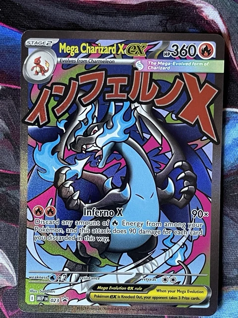 Phantasmal Flames Metal Flip Coin – Mega Charizard X Pokémon TCG Accessory