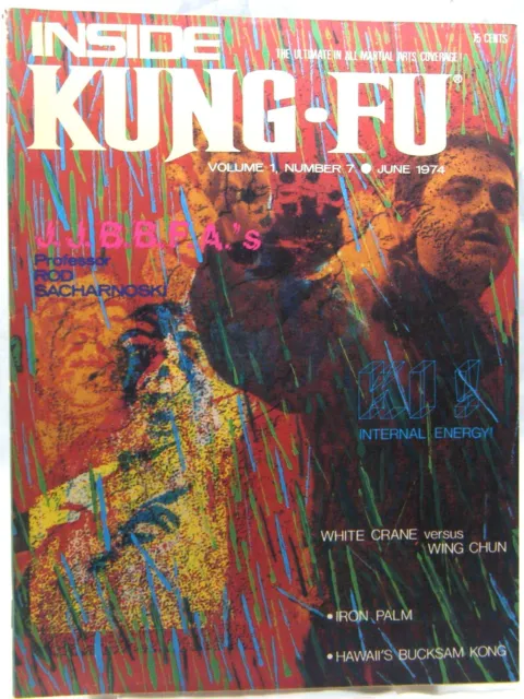 Inside Kung Fu Magazine June 1974 White Crane Vs Kung Fu Iron Palm  ZZ2