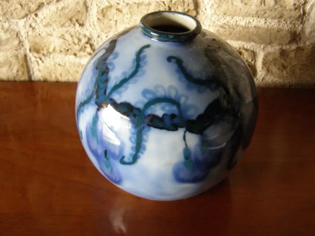 Vase Boule Bleu Camille Tharaud 3