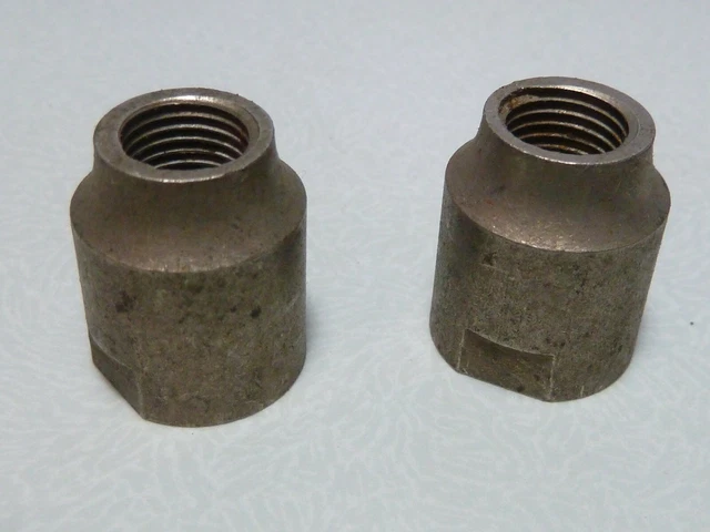 Lot De 2 Cônes De Roue 9,5x18 Mm Pour Roulement De Moyeu Vélo - Ancien Stock, Neuf Jamais Monté