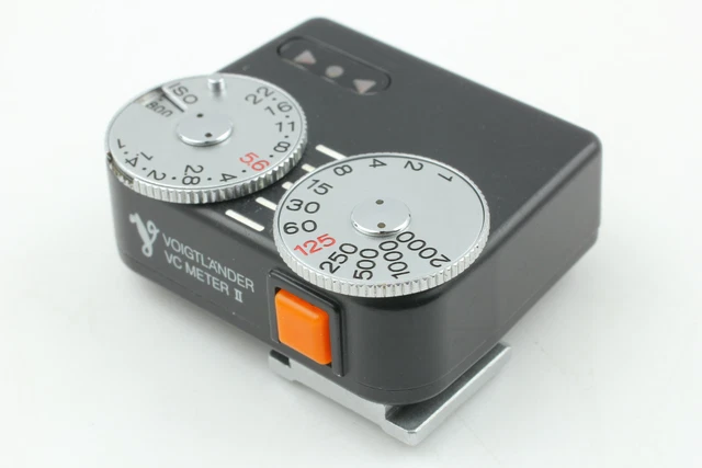 RARE [Near MINT] Tested! Voigtlander VC Meter II Black Exposure Meter From JAPAN