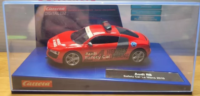 30591 Carrera Digital 132 Audi R8 Safety Car Le Mans 2010 OVP Top Sehr selten