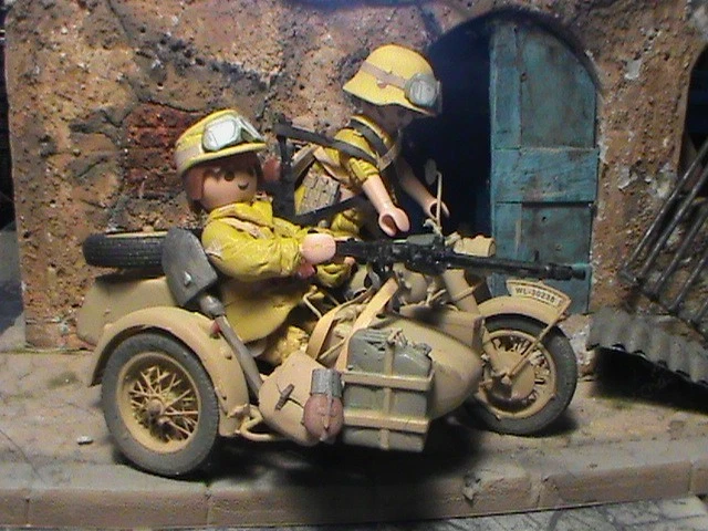 Playmobil Personnalisé Sub,Panzer Division Afrika Korps Alamein-1941