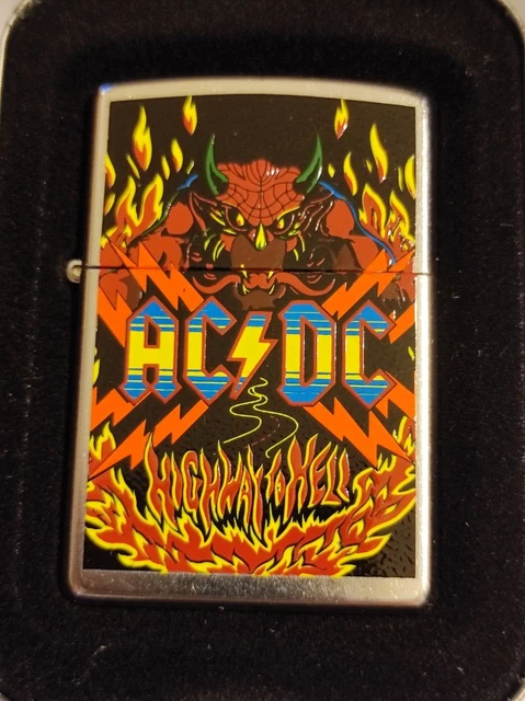 Zippo 24280 ACDC Highway to Hell Lighter Case - No Inside Guts Insert 2