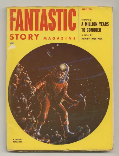 Fantastic Story Magazine Pulp Sep 1952 Vol. 4 #2 VG/FN 5.0
