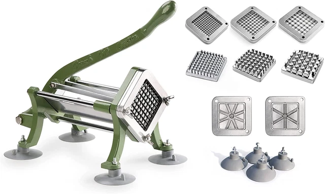 38408 Commercial Grade French Fry Cutter, Complete Combo Sets