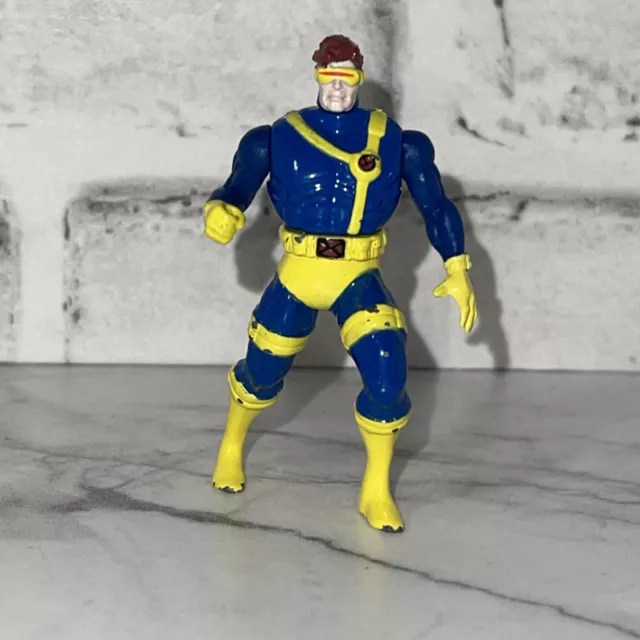 ToyBiz Marvel Cyclops X-Men Steel Mutants Die Cast 3" Figure 1994