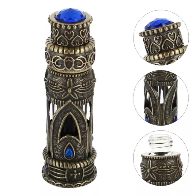 Dubai Perfume Bottle Glass Travel Vintage Peacock Fascinators for Women