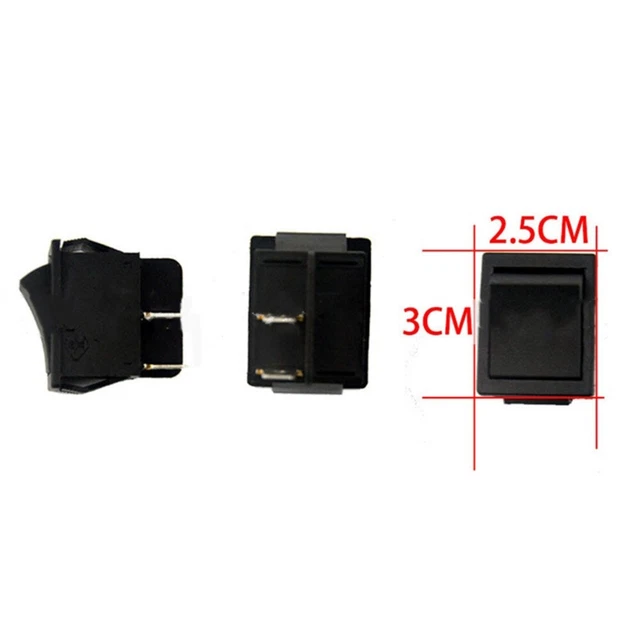 Nuevo interruptor de reinicio de pedal de pie control plástico encendido coche 2 pies