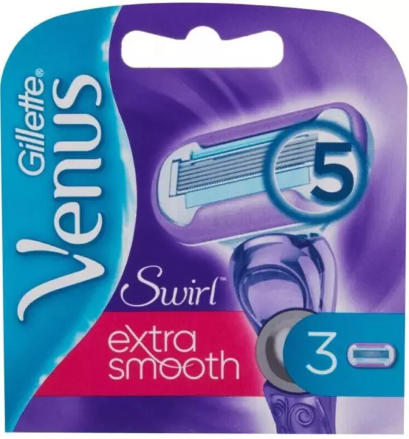 Gillette Venus Swirl Extra Smooth Lame Ricambio Da 3 Testine Ricarica