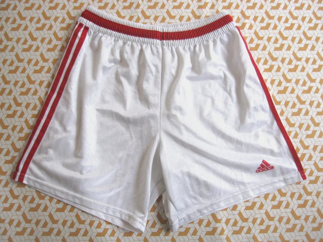Short Vintage FC Nantes 80's – Jaune, Taille L, Made In France, Polyester