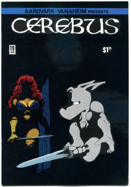 CEREBUS the AARDVARK 19, VF, Dave Sim, Red Sonja like cover, 1977, more in store
