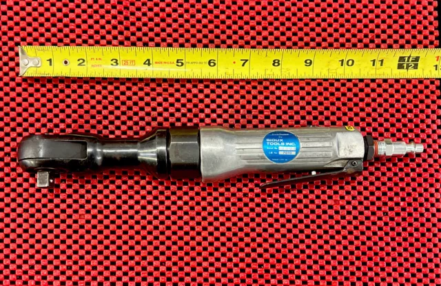 SIOUX TOOLS Cat. No. 7010 3/8" DRIVE PNEUMATIC RATCHET WRENCH Made in Japan N6