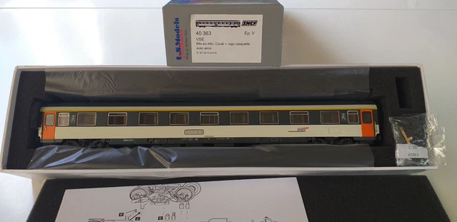 Modèle Réduit LS Models 40387 - Voiture VSE B9u Ex A9u Corail SNCF - Échelle HO (1:87), Neuf
