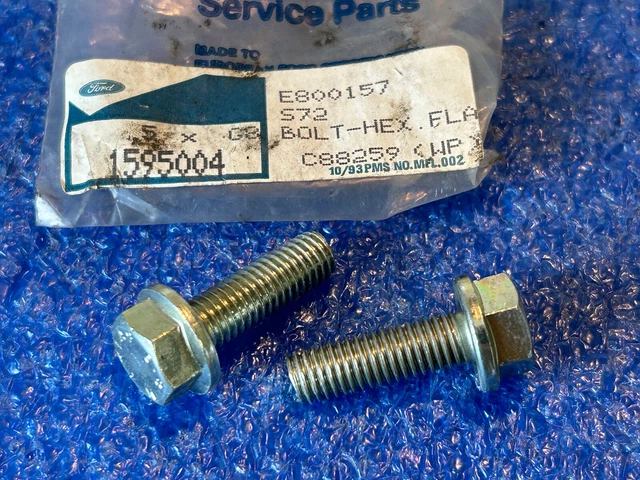 NEW GENUINE FORD Fiesta Mk3 Rs Turbo / Xr2I Injector Rail Bolts X2 Nos ...