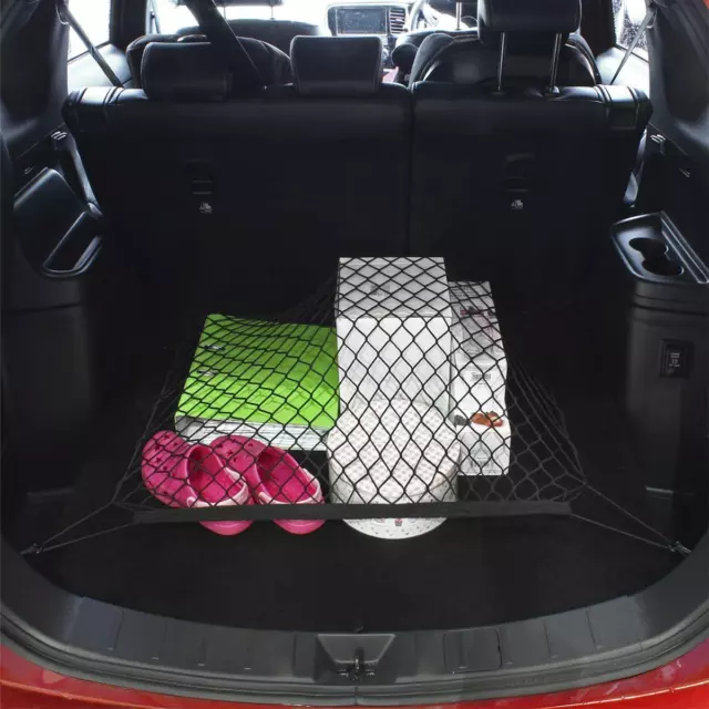 Elastic Floor Car Boot Net Cargo Storage Organiser Mesh Netting Van SUV Truck 2