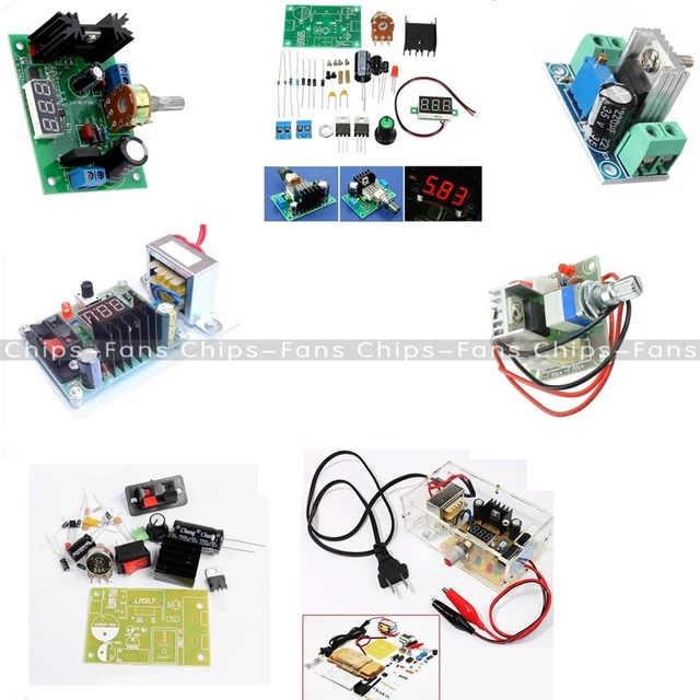 LM317 SPEED CONTROL Adjustable Regulated Step-down Module Power Supply ...