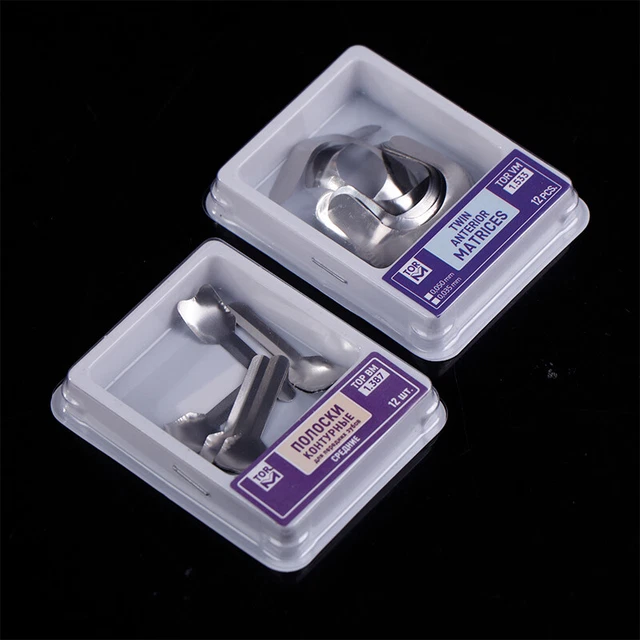 thumbnail image 2 of TOR VM Dental Matrix Bands - 30pcs Anterior Proximal Twin Matrices 0.050mm 2 of 6