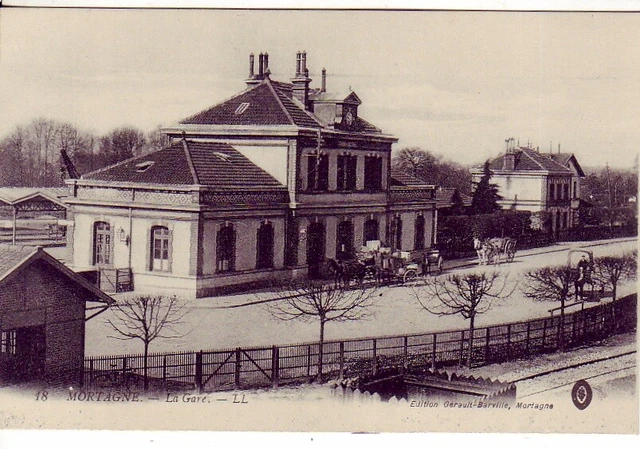 CPA 61 ORNE approx. La Loupe SÃES Senonches Tourouvre MORTAGNE AU PERCHE station 1915