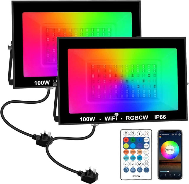 Luci Subacquee LED Per Laghetto – RGB Con Controllo APP Bluetooth, IP68, 20 Modalità E Sincronizzazione Musica