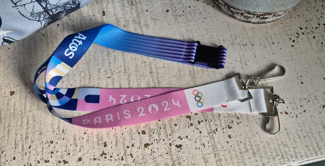 Tour De Cou ( Lanyard ) Officiel JO Paris 2024 - Porte-badge