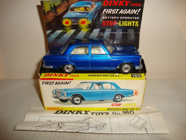 BJ918 Dinky Toys GB #160 Mercedes-Benz 250 SE