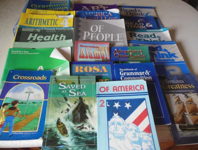 A Beka Read & Think Grammar Handbook Readers Adventures Lands Alamo Homeschool