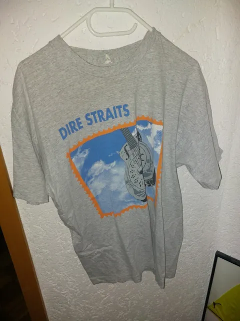 Mark Knopfler Dire Straits Money Fo Nothing Tour Shirt 90s Vintage  Gr. XL/XXL