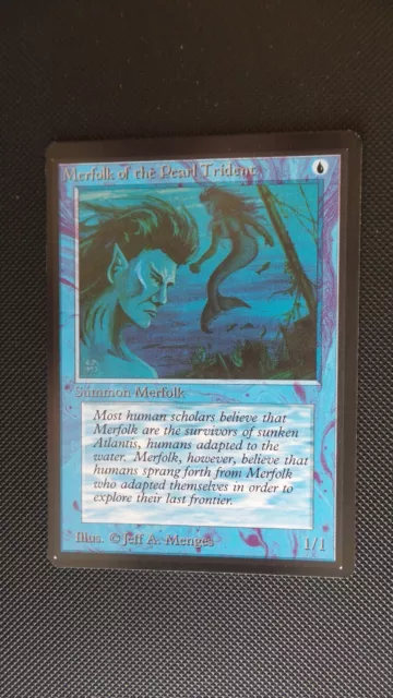 Beta ** Merfolk of the Pearl Trident (NM!) ** Mtg Magic