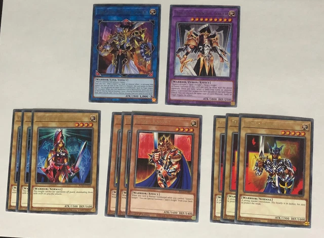 Yu-Gi-Oh Arcana Knight Core -Queen’s, King’s, Jack’s Knight (KICO) + Extra Joker