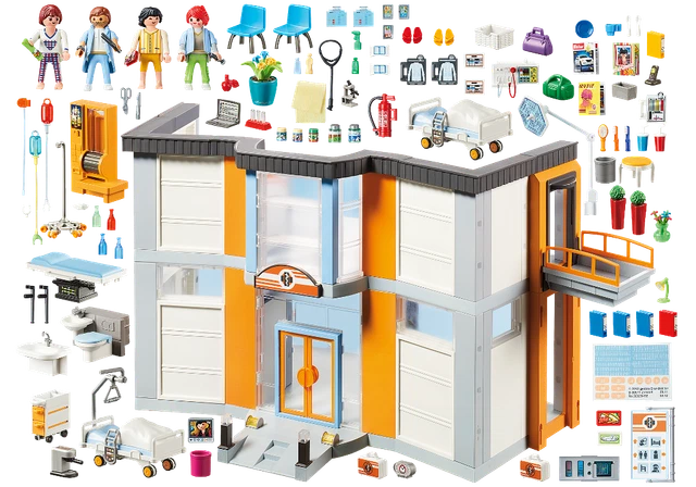 Playmobil® City Life 70190 Großes Krankenhaus Mit Einrichtung – KGVQD