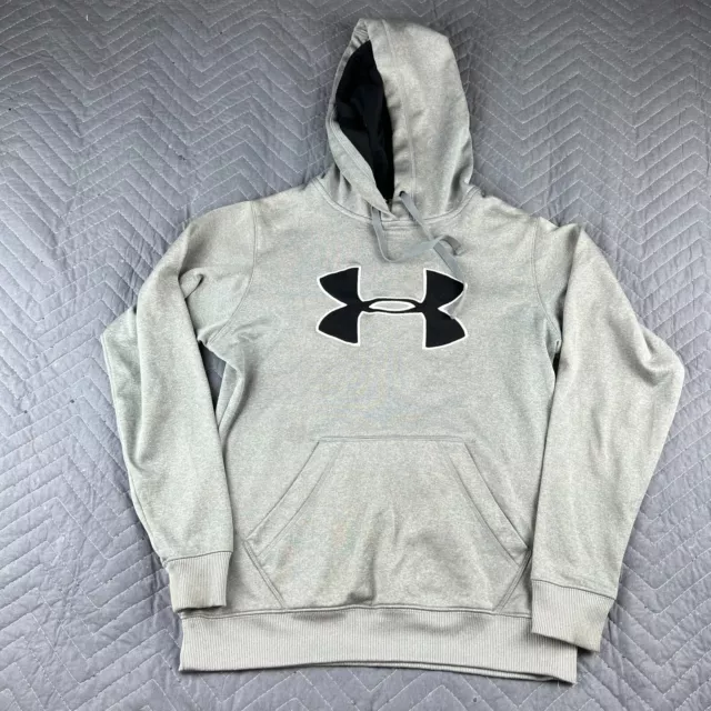 Under Armour Sweater Womens Small Gray Pullover Hoodie Sweatshirt Ladies