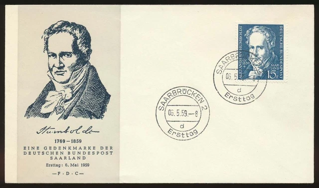 Saarland Nr. 448 auf Ersttagsbrief / FDC  #124323