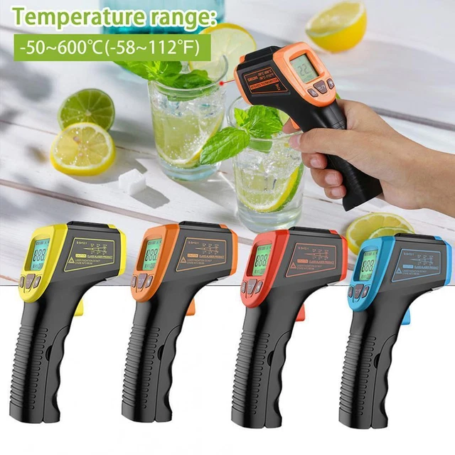 1 Industrie Laser Infrarot Thermometer Pyrometer Temperaturmessgerät -50 +600°C