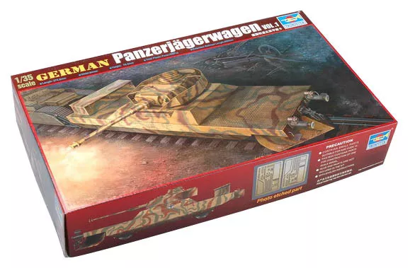 Trumpeter 9360368 Panzerjägerwagen Panzerzug 1:35 Fahrzeug Modellbausatz