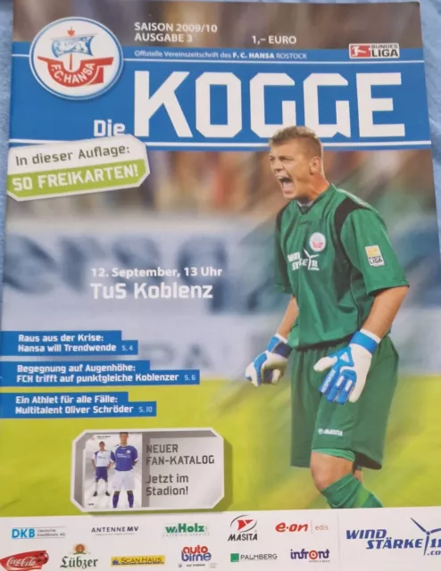 2009/10 2.Bundesliga FC Hansa Rostock - TUS Koblenz