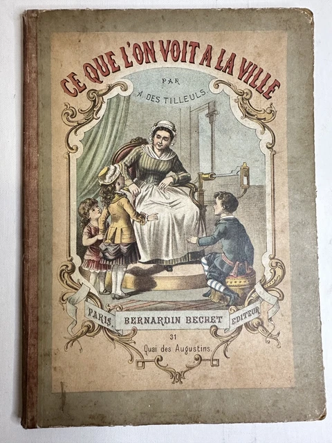 Album Jouet Ancien Le Petit Constructeur – Autos, Autobus, Locomotive – Bernardin-Bechet (Papier, France)
