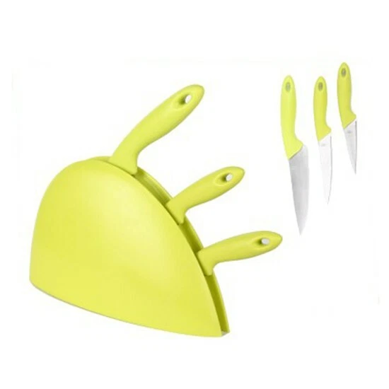 4 Teiliges Messer-Set Küchenmesser Chefmesser Allzweck Gemüse MesserSet SLIDER