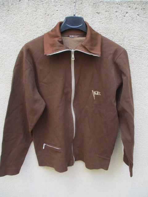 Veste Vintage TREVOIS KOPA Bleue - Années 70 - Taille M/L - Made In France - Occasion Très Bon état