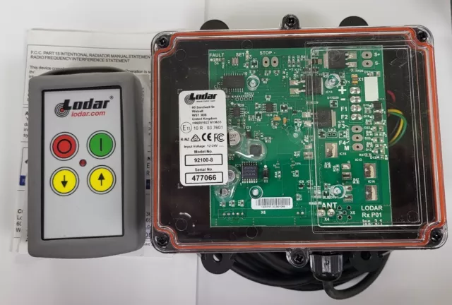 Lodar 92100-8 Wireless Winch Remote Control,2 Function